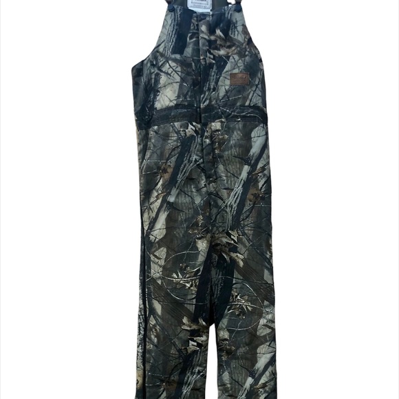 Walls Insulated Camo Overalls Bibs 